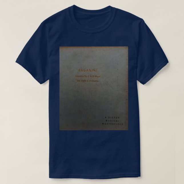 Paganini Concerto No T-Shirt (Design Front)