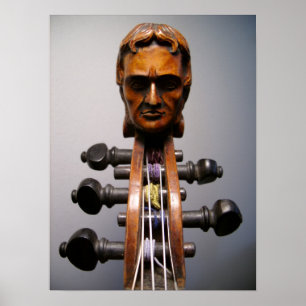 Paganini Scroll Photo - Customised Poster