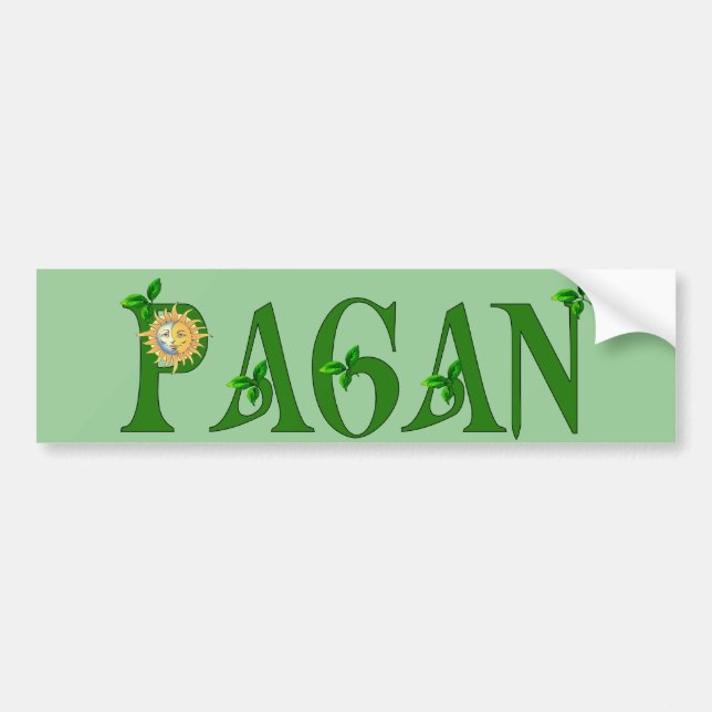 Paganism Bumper Sticker (Front)