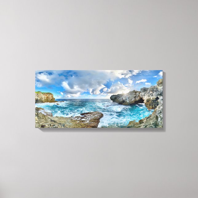 Pagat Coastline in Guam Canvas Print (Front)