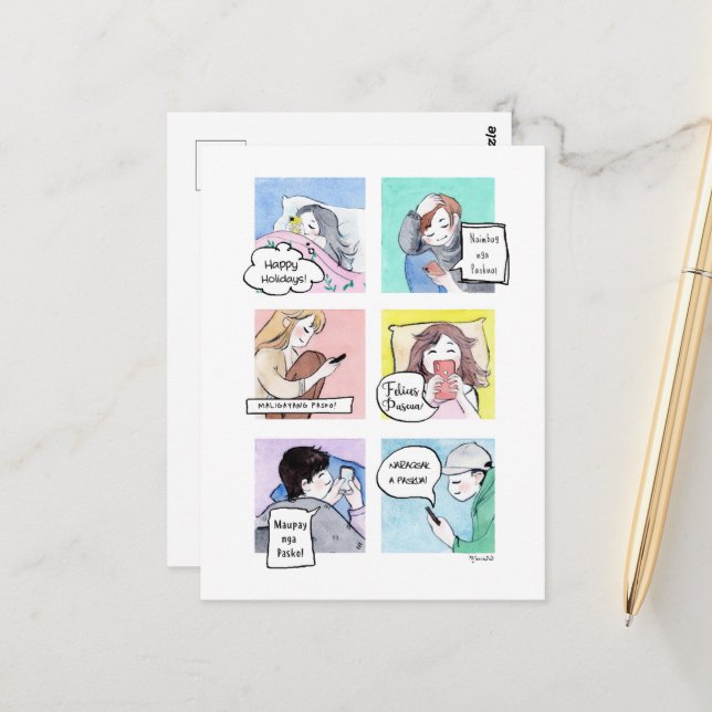 Pagbati/ Greeting- DNM Postcards (Front/Back In Situ)