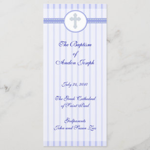 Page 1/5 Greek Orthodox Church Baptism Program Programme