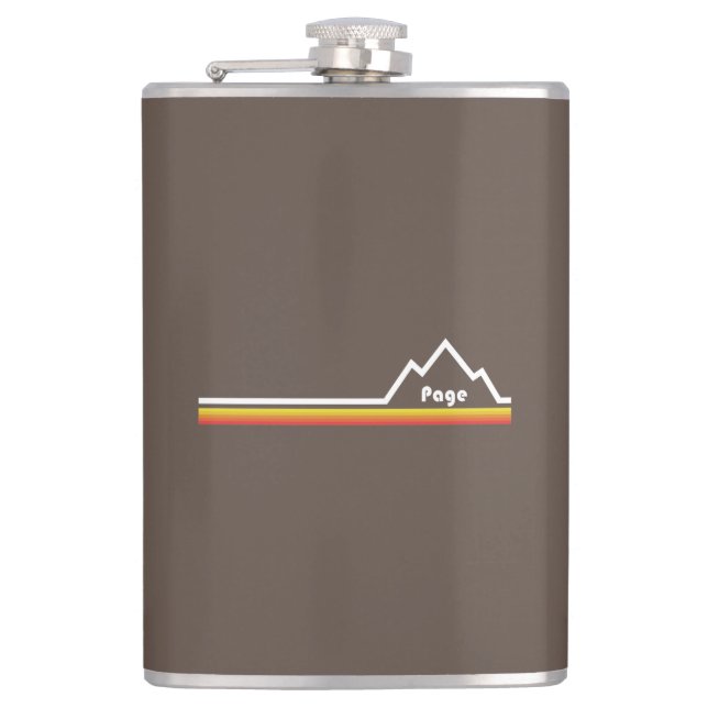 Page Arizona Hip Flask (Front)