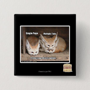 Page display options 15 cm square badge