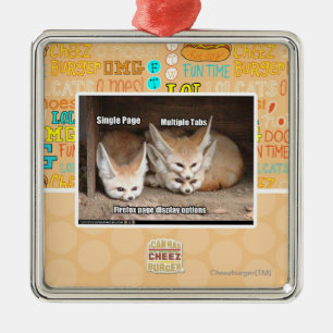 Page display options metal tree decoration