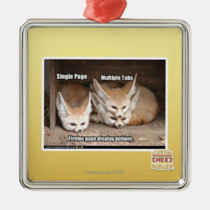 Page display options metal tree decoration