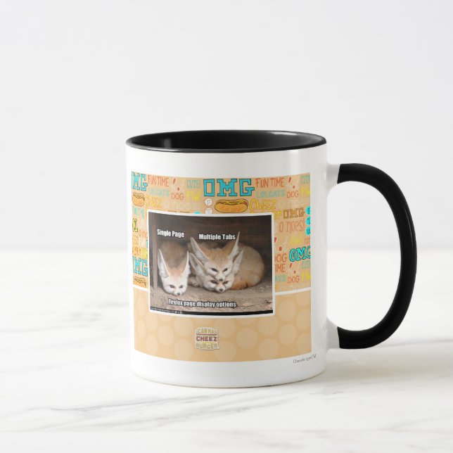 Page display options mug (Right)