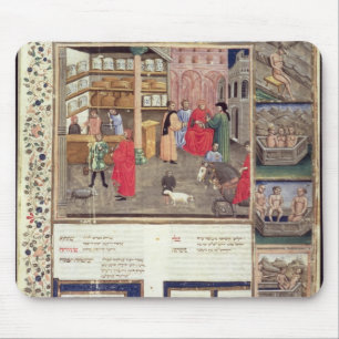 Page from the 'Canon of Medicine' by Avicenna Mouse Mat