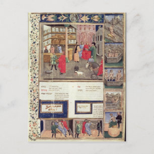 Page from the 'Canon of Medicine' by Avicenna Postcard