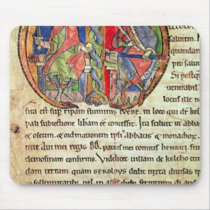 Page from the Charter Kelso Abbey with Mouse Mat