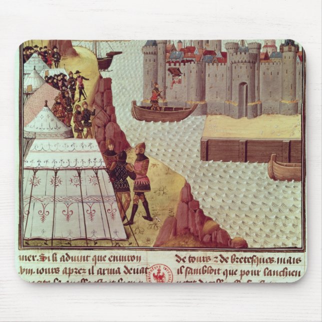 Page from the 'Histoire du Grand Alexandre' Mouse Mat (Front)