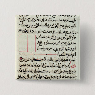 Page of text from a 'Elements', a book geometry 15 Cm Square Badge