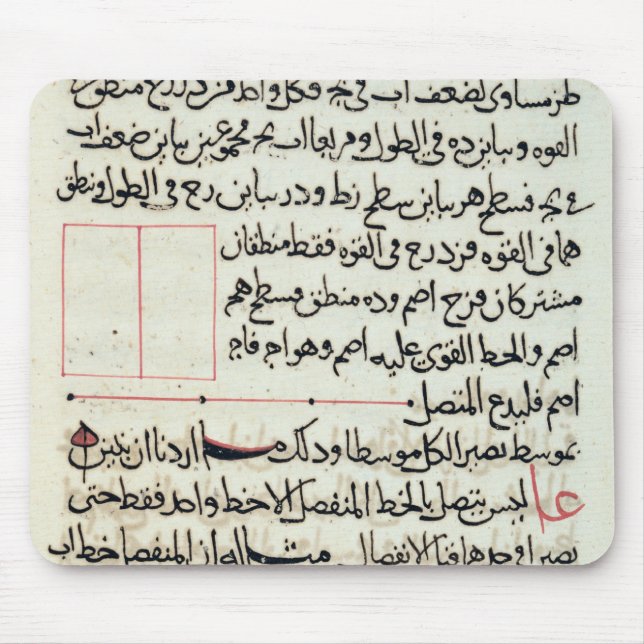 Page of text from a 'Elements', a book geometry Mouse Mat (Front)