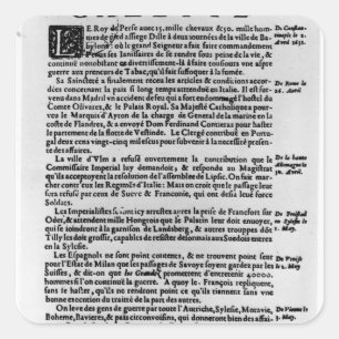 Page of text from 'La Gazette' Square Sticker