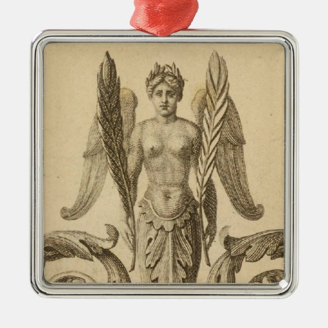 Page Title Atlas Geographical, Statistical Metal Tree Decoration (Front)