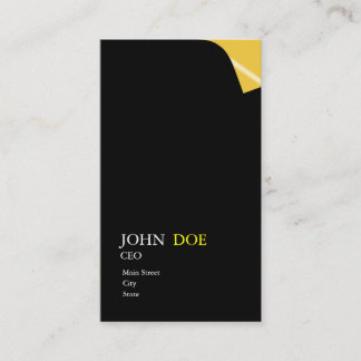Page Turn Business Card