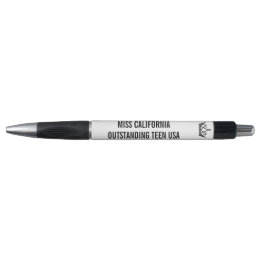 Pageant Autograph Pen Silver White Glam Pageants
