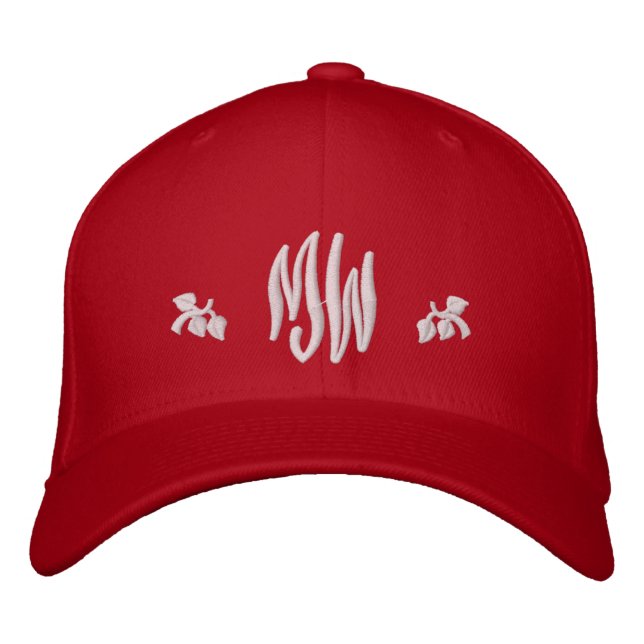 Pageant Baseball Cap Monograms and Year (Front)