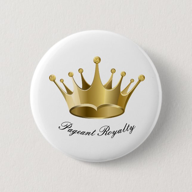 Pageant Button Pin (Front)