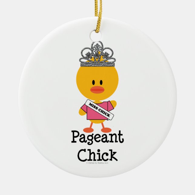 Pageant Chick Ornament (Front)