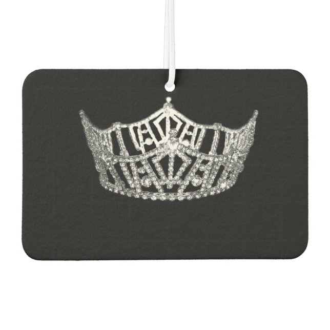 Pageant Crown Air Freshner Car Air Freshener (Front)
