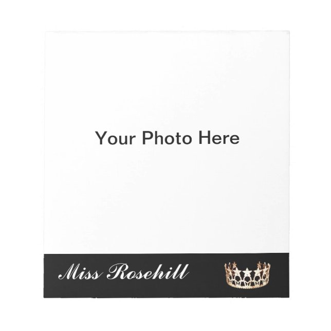 Pageant Crown Autograph Pad (Front)