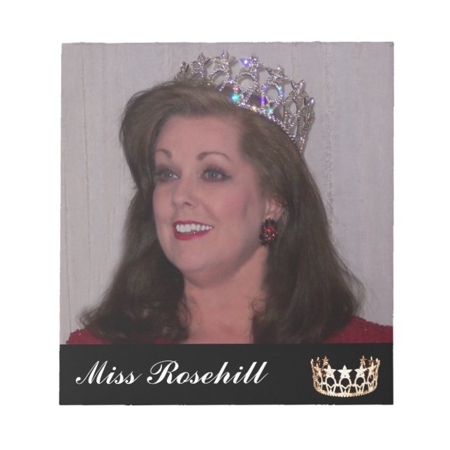 Pageant Crown Autograph Pad (Front)