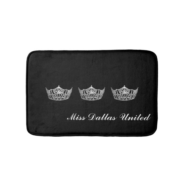 Pageant Crown Bath Mat (Front)