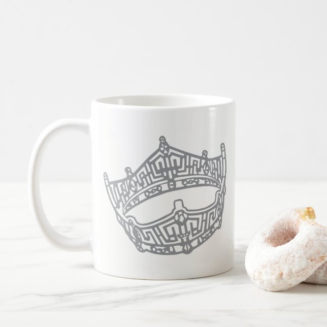 Pageant Crown Coffee Mug (With Donut)
