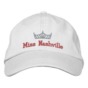 Pageant Crown Custom Embroidered Cap