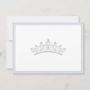 Pageant Crown Flat Note Card