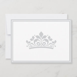 Pageant Crown Flat Note Card