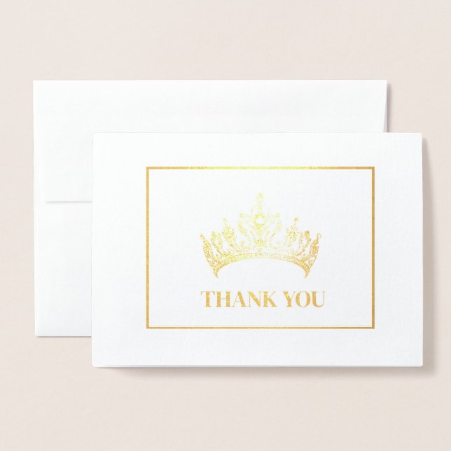 Pageant Crown Foil Card (Front With Envelope)