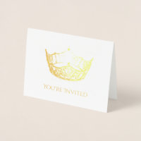 Pageant Crown Foil Note Card