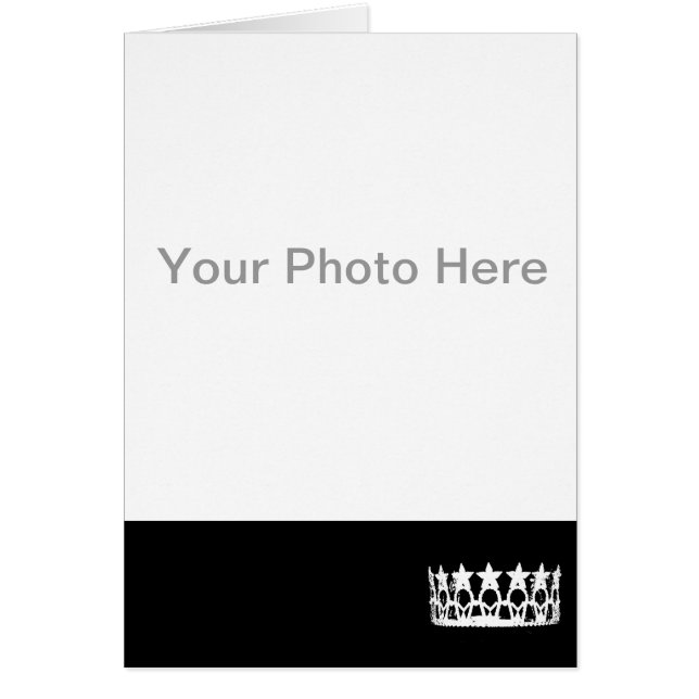 Pageant Crown Photo Card (Front)