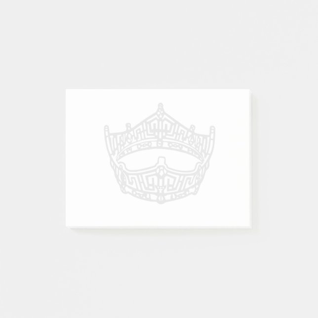Pageant Crown  Post-it Notes (Front)