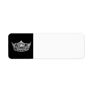 Pageant Crown Return Address Label