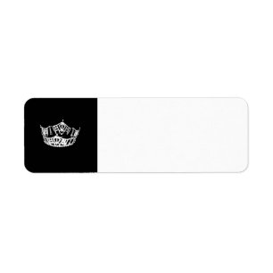 Pageant Crown Return Address Label