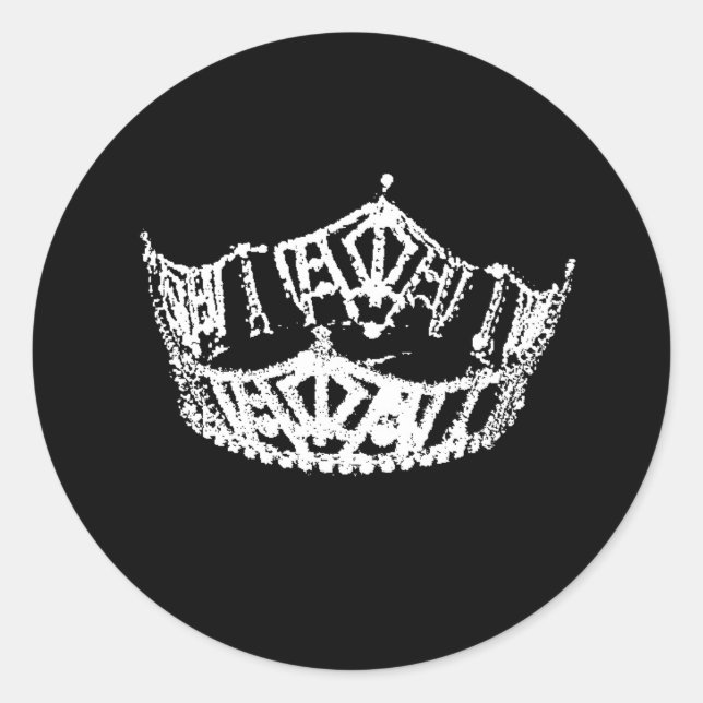 Pageant Crown Sticker (Front)