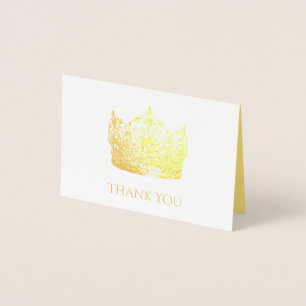 Pageant Crown Thank You Card