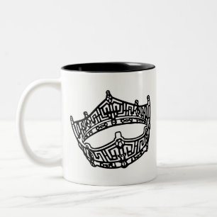 Pageant Crown Two-Tone Coffee Mug