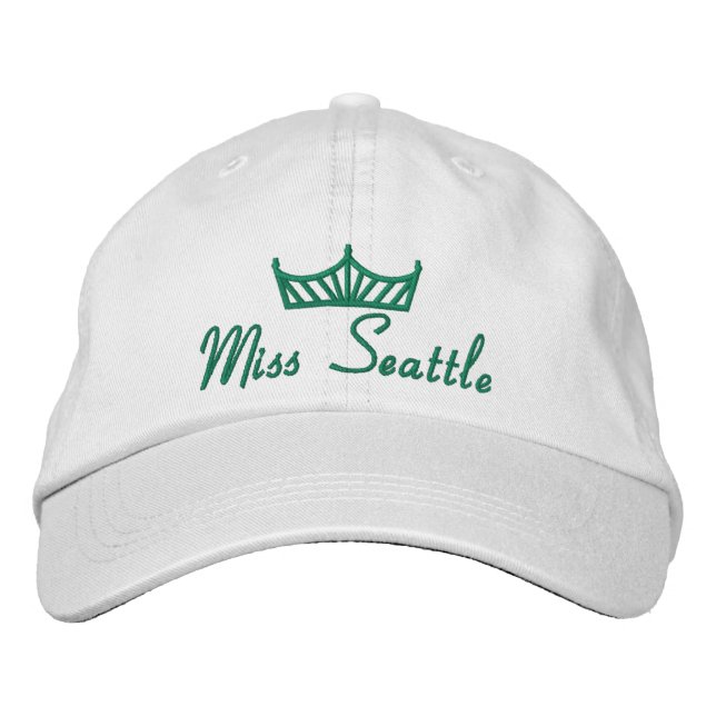 Pageant Custom Embroidered Baseball Cap USA (Front)