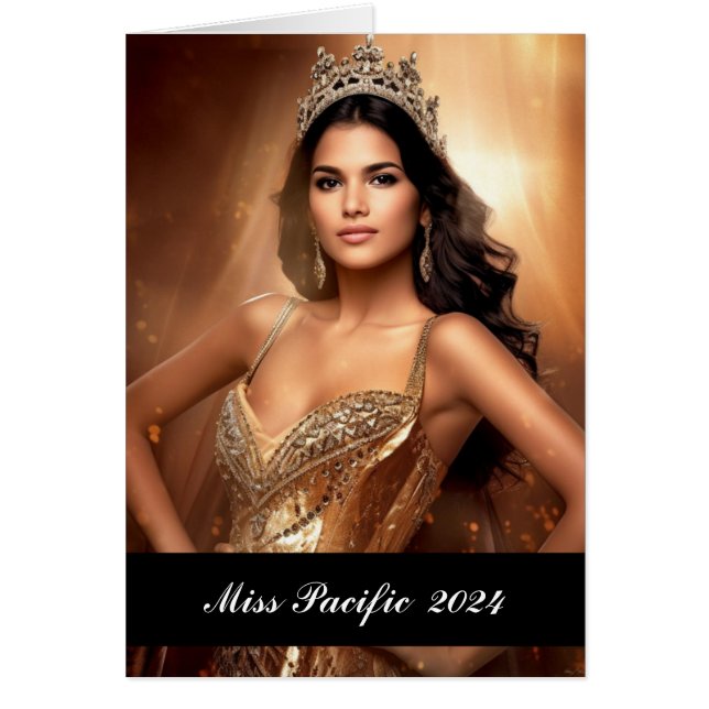 Pageant Custom Photo Card (Front)