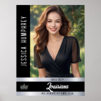 Pageant Door Poster | Onyx Shine Custom Photo