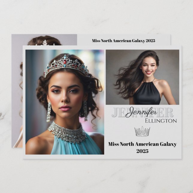 Pageant Essentials Autograph Comp Card (Front/Back)