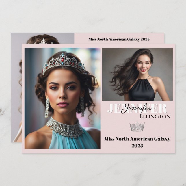 Pageant Essentials Autograph Comp Card (Front/Back)