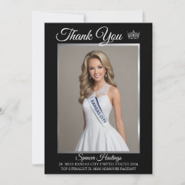 Pageant Essentials Thank You Card