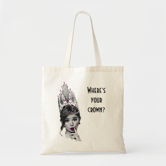 Pageant girl tote bag (Front)
