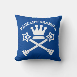 Pageant Grandpa - Crown and Trophies Cushion