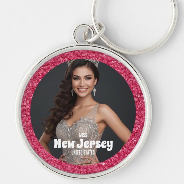 Pageant Keychain | Gift for Pageant Titleholders (Front)